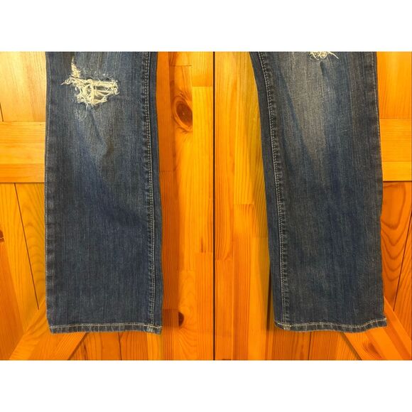 American Eagle Jeans Size 2 Short Blue True Boot Medium Wash S(5804) - Picture 2 of 7